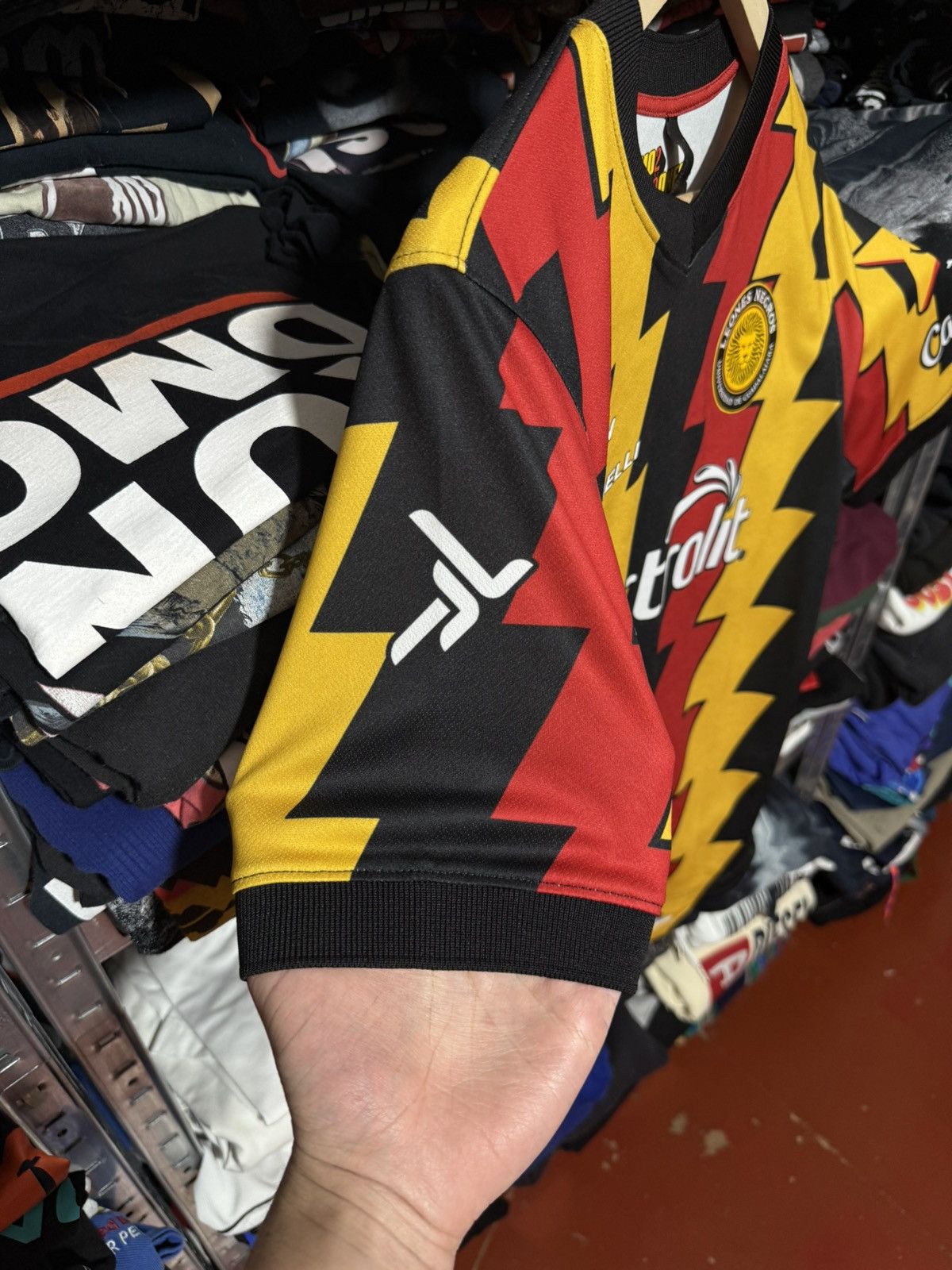 Vintage Sporelli Leones Negros 2022 2023 Home Soccer Football Jersey Size US M / EU 48-50 / 2 - 6 Thumbnail