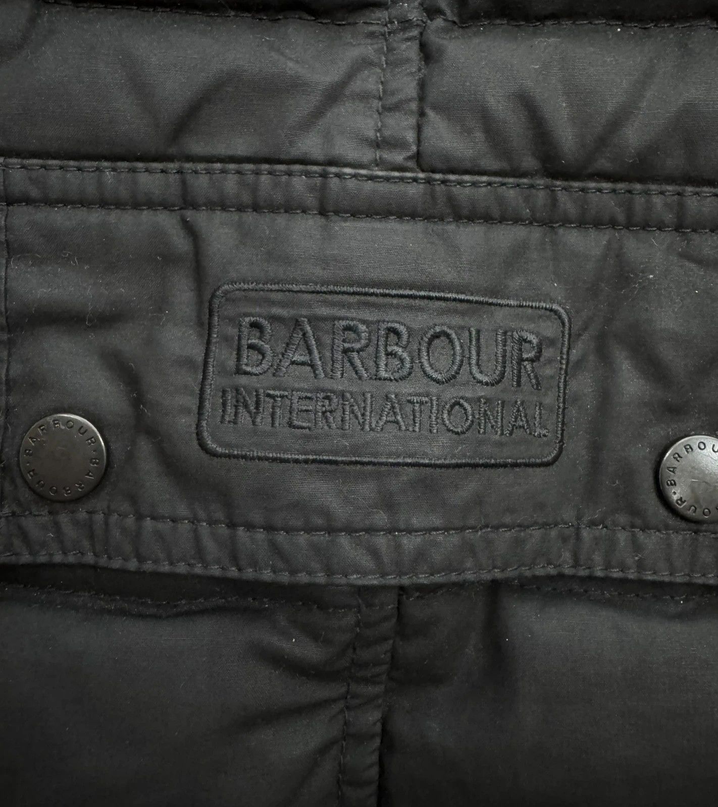 Barbour Barbour International Wax Cotton Down Gilet Size L / US 10 / IT 46 - 14 Thumbnail