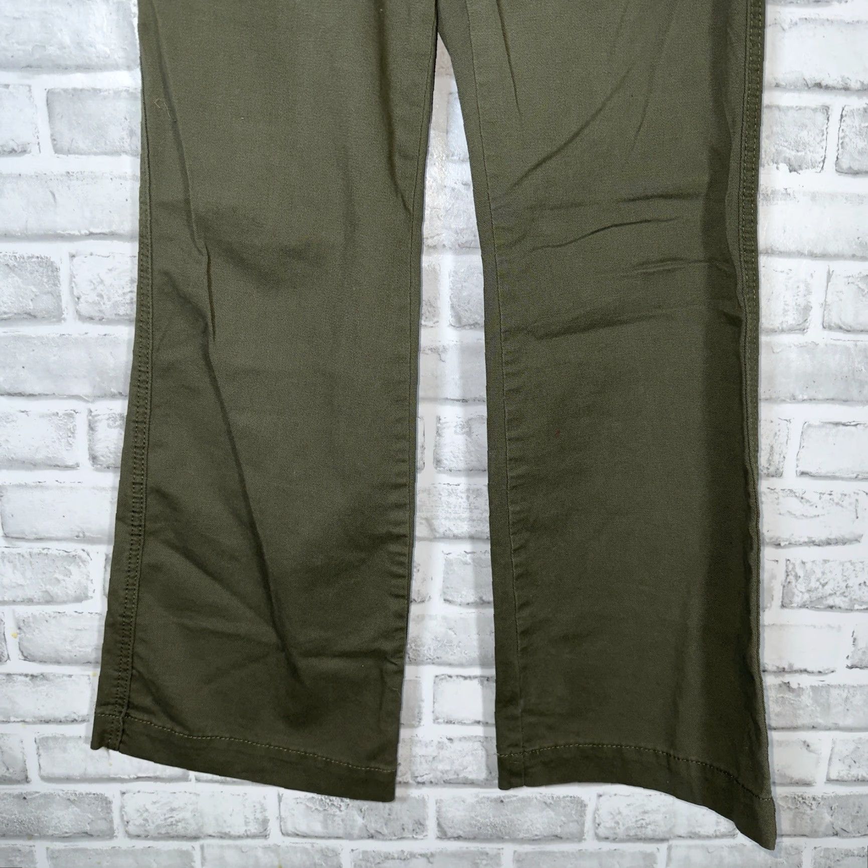 Ariat Ariat Denim Pants Women Green Cotton Blend Trouser 28x28 Regular Ankle Mens? Womens. Size 28" / US 6 / IT 42 - 3 Thumbnail