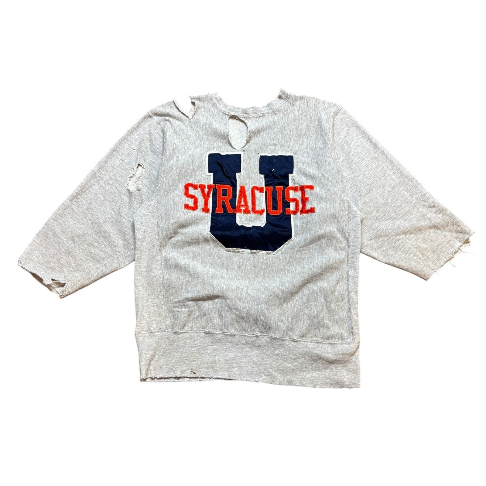Champion × Vintage Vintage 90s Champion Reverse Weave Syracuse Sweatshirt XL Size US XL / EU 56 / 4 - 1 Thumbnail