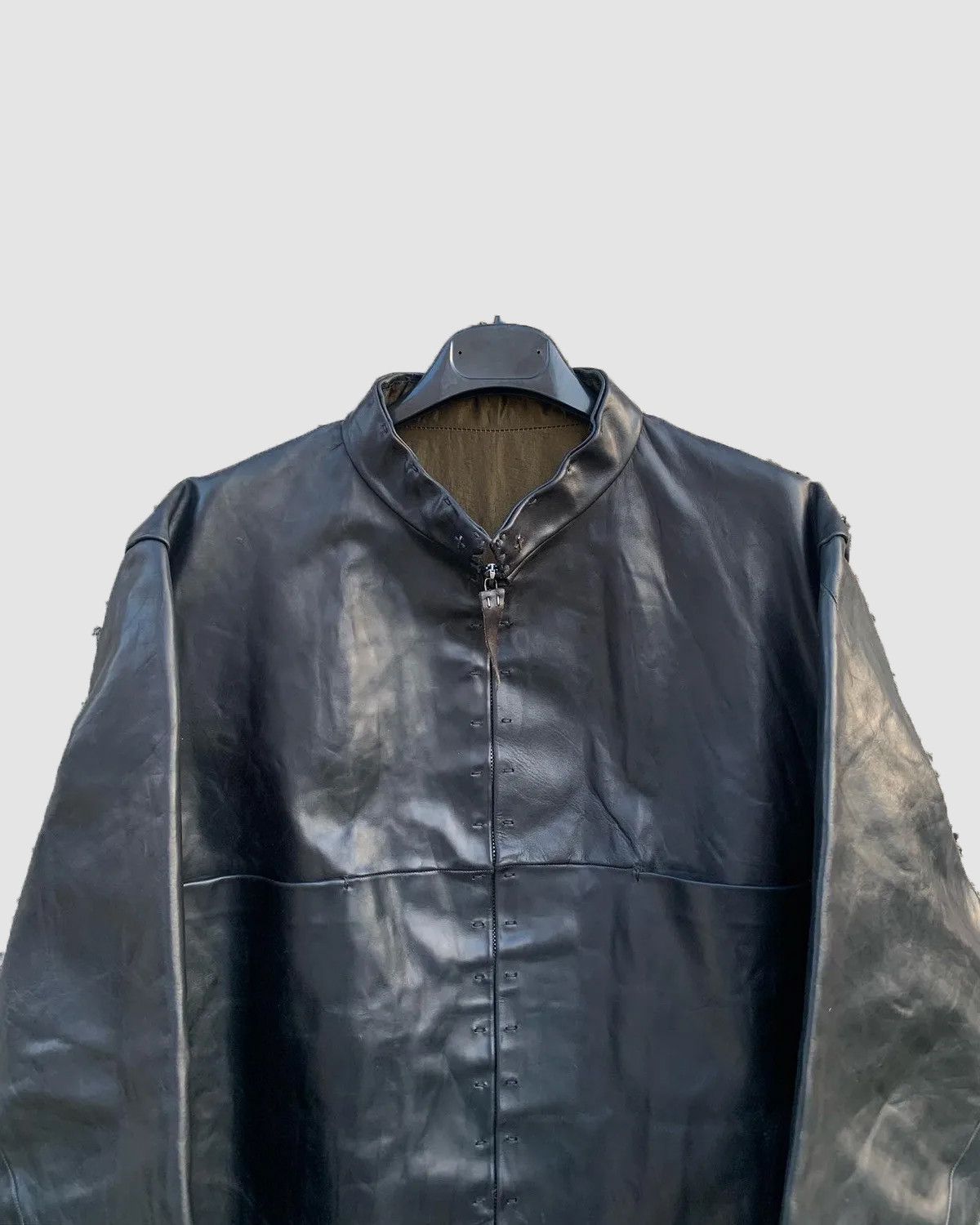 Genuine Leather Men's Fashion Leather Jacket Streetwear Size US M / EU 48-50 / 2 - 3 Thumbnail