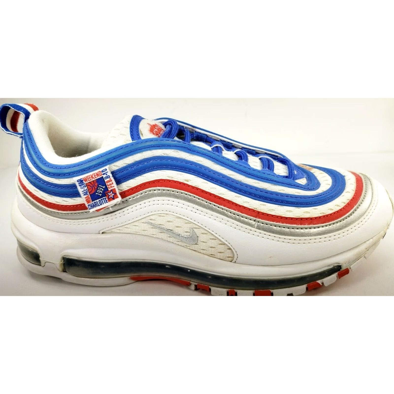 Nike Nike Air Max 97 All Star Jersey Men's Shoes 8M Red White Blue 921826-404 Size US XL / EU 56 / 4 - 6 Thumbnail