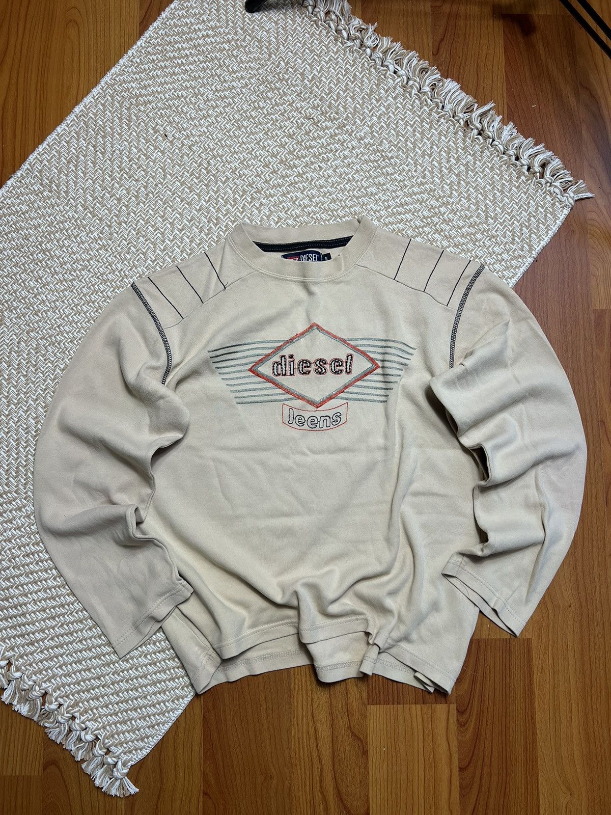Diesel × Japanese Brand × Vintage Diesel Avan Garde vintage big logo long sleeve Size US S / EU 44-46 / 1 - 1 Thumbnail