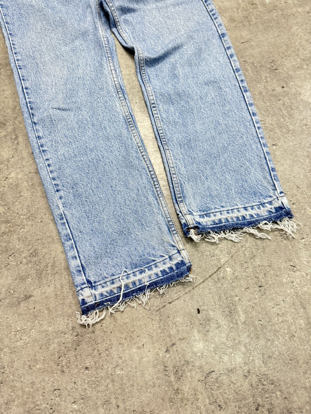 Levi's 90s Levi's 505 Denim Jeans Vintage Orange Tab Size US 32 / EU 48 - 4 Thumbnail