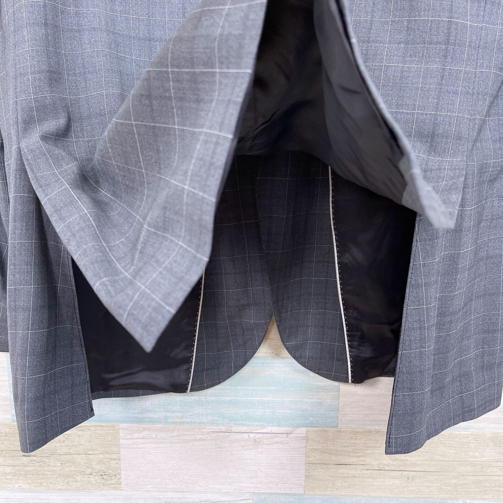 Luigi Bianchi Luigi Bianchi Mantova Ermenegildo Zegna Sport Coat Gray 46R Size 46R - 7 Thumbnail
