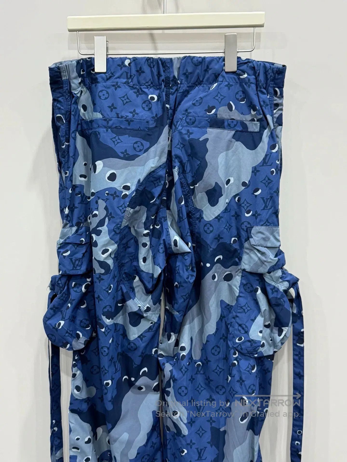 Louis Vuitton Louis Vuitton Blue Camo Nylon Casual Pants. Size US 42 / EU 58 - 6 Thumbnail