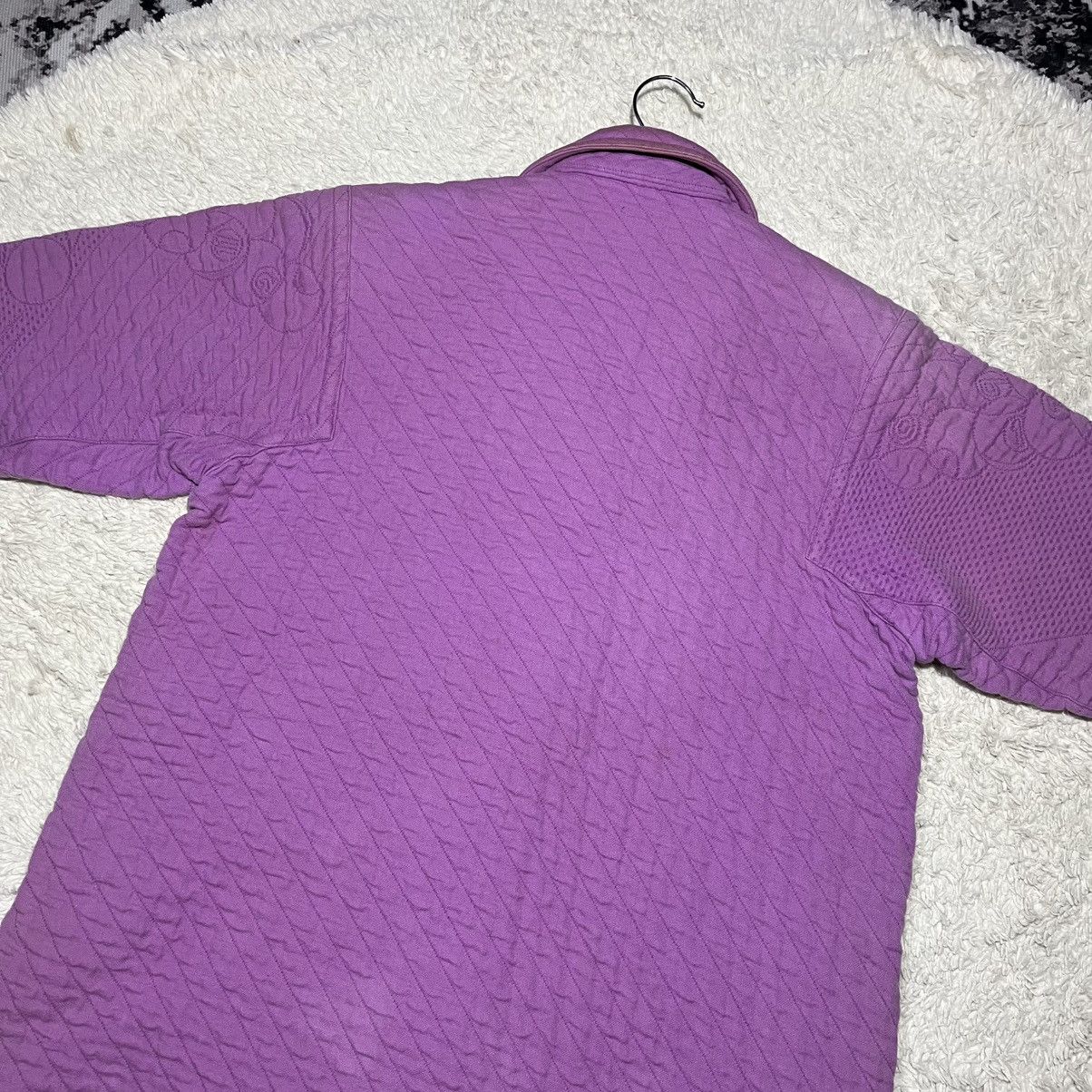 Issey Miyake a2 Vintage Issey Miyake Quilted Coat Purple Size US M / EU 48-50 / 2 - 9 Thumbnail