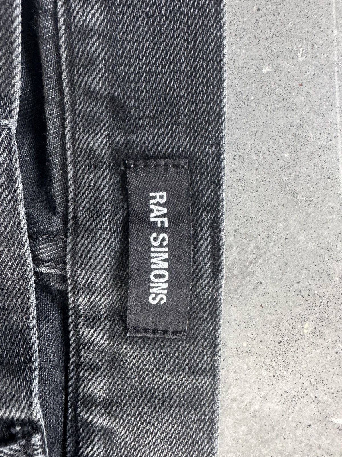 Raf Simons SS17 Modello classic denim pants black Size US 32 / EU 48 - 2 Thumbnail