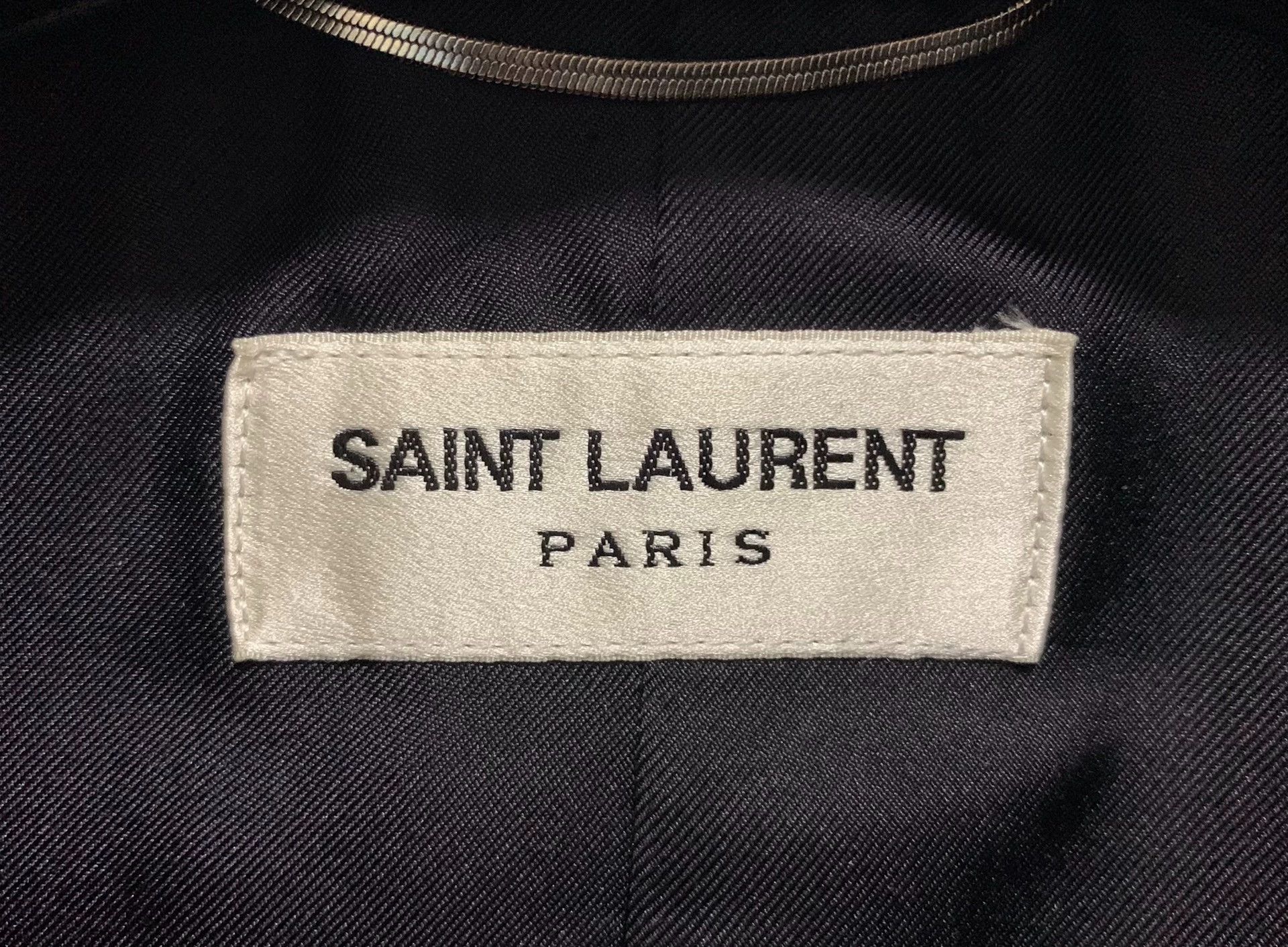 Saint Laurent Paris Saint Laurent SLP 13FW 3-btn stripe blazer 44 MINT Size 44R - 3 Thumbnail