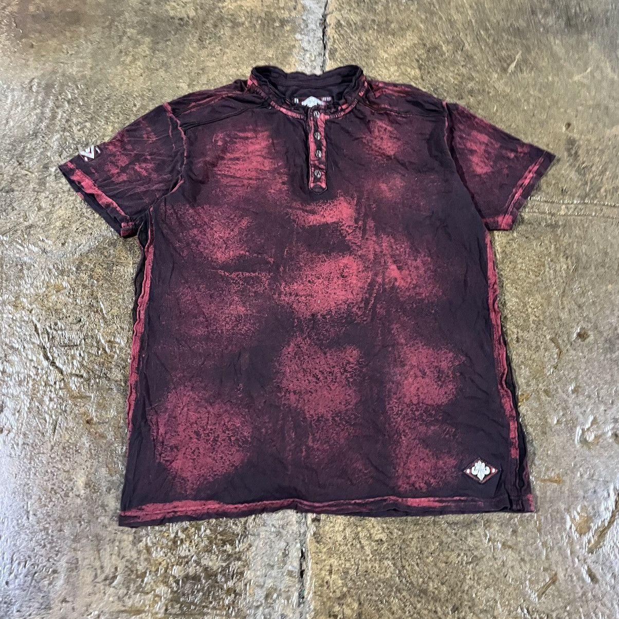 Affliction × Tapout × Vintage Crazy Y2K Affliction Grunge Tribal Gothic Skater Tee Shirt Size US M / EU 48-50 / 2 - 2 Thumbnail