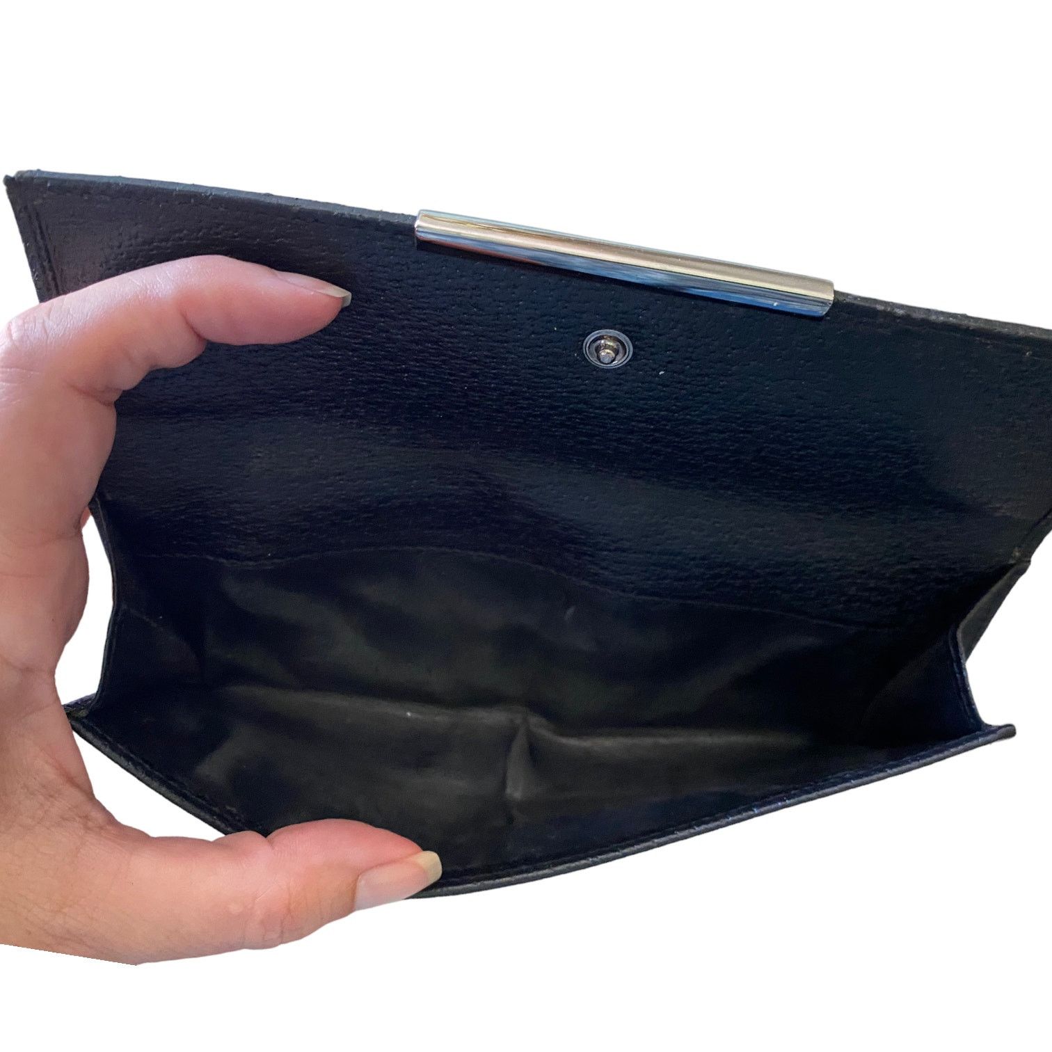 Gucci Gucci Black Authentic Monogram Canvas GG Snap Bifold Wallet Size ONE SIZE - 10 Thumbnail