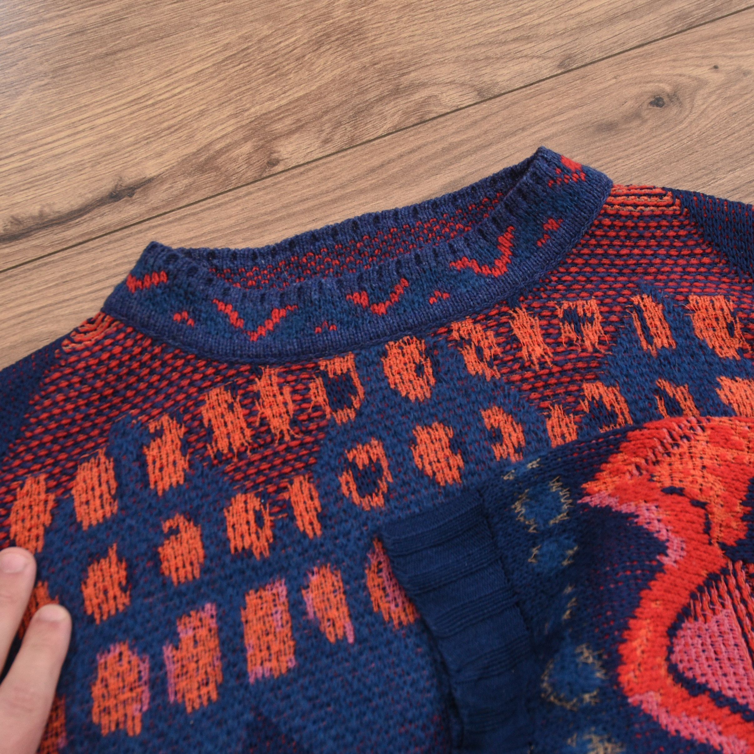 Other IVKO Oversized Knitted Pullover Artistic Mohair Wool Blend Size XL / US 12-14 / IT 48-50 - 9 Thumbnail