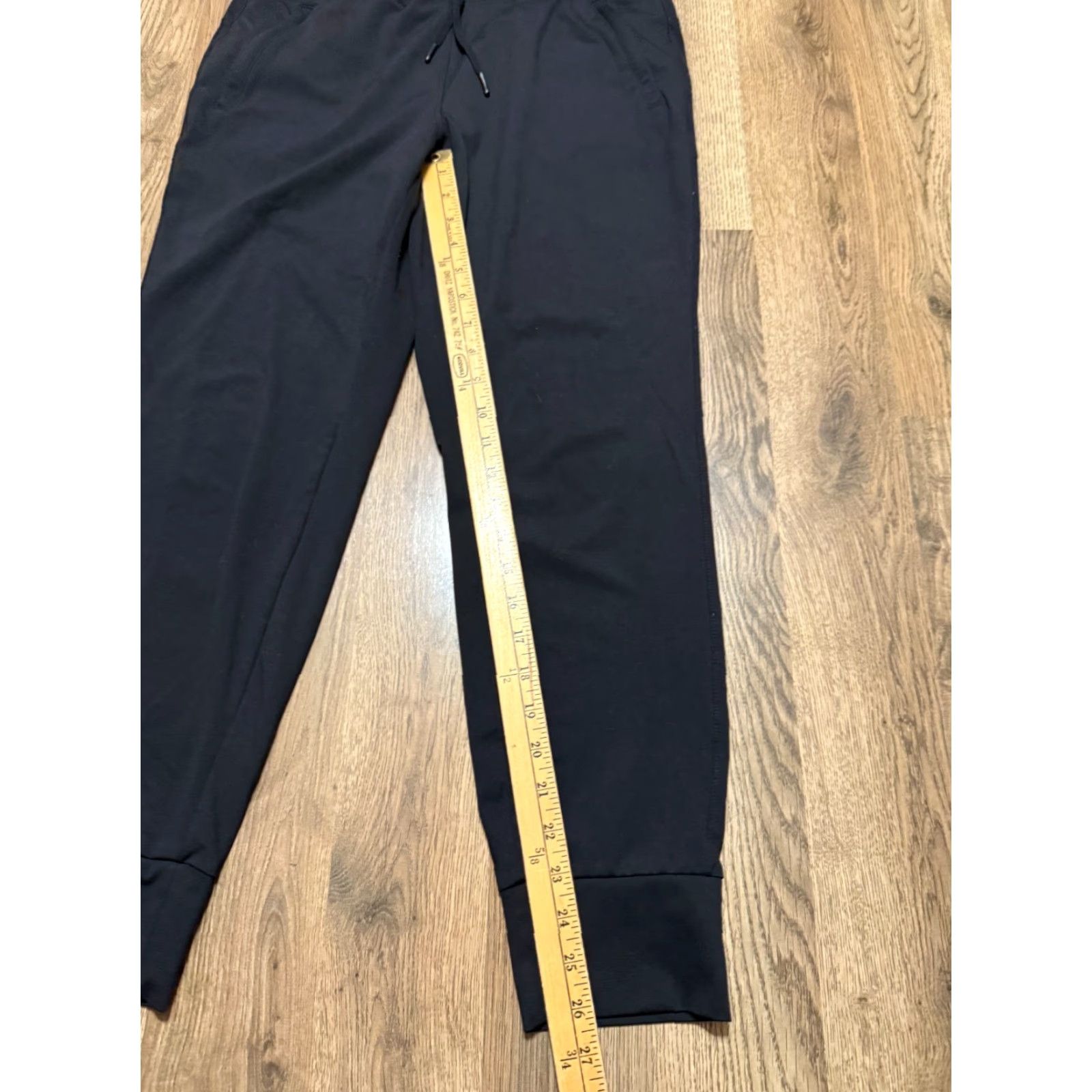 Vintage Yoga Licious Lux Pants Women's Size Medium Black Tie Waist Athletic Wear Size 32" / US 10 / IT 46 - 6 Thumbnail