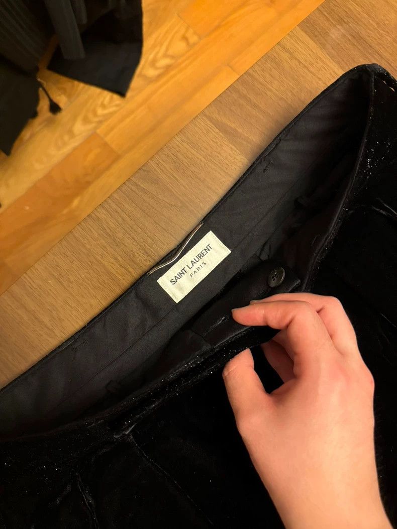 Saint Laurent Paris Saint Laurent Paris size US 46 22fw poster black velvet bab Size US 30 / EU 46 - 3 Thumbnail
