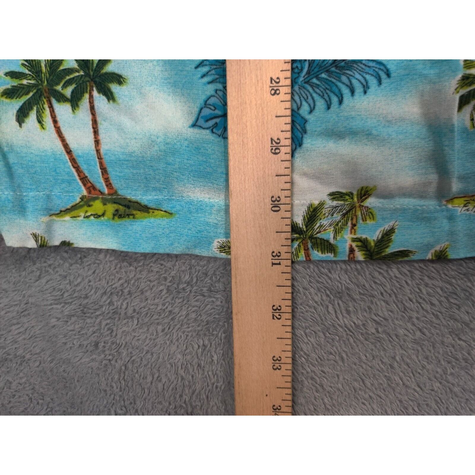 George George Shirt Adult Mens Large Light Blue Floral Beach Size US L / EU 52-54 / 3 - 10 Thumbnail