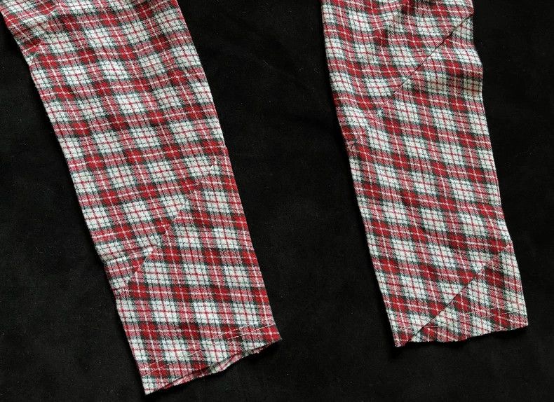 Comme des Garcons Comme Des Garcons College Plaid Irregular Long Sleeve Top Size S / US 4 / IT 40 - 5 Thumbnail
