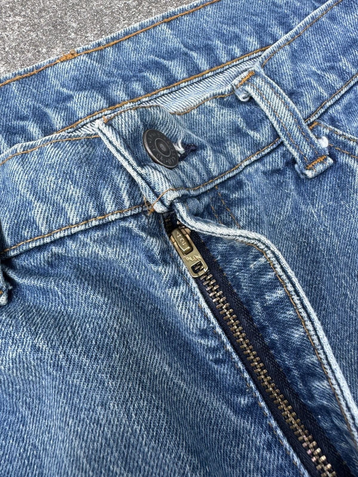 Levi's × Vintage Vtg 70s Levi’s 646 Orange Tab Bellbottom Flare Jeans 32x31 Size US 32 / EU 48 - 5 Thumbnail