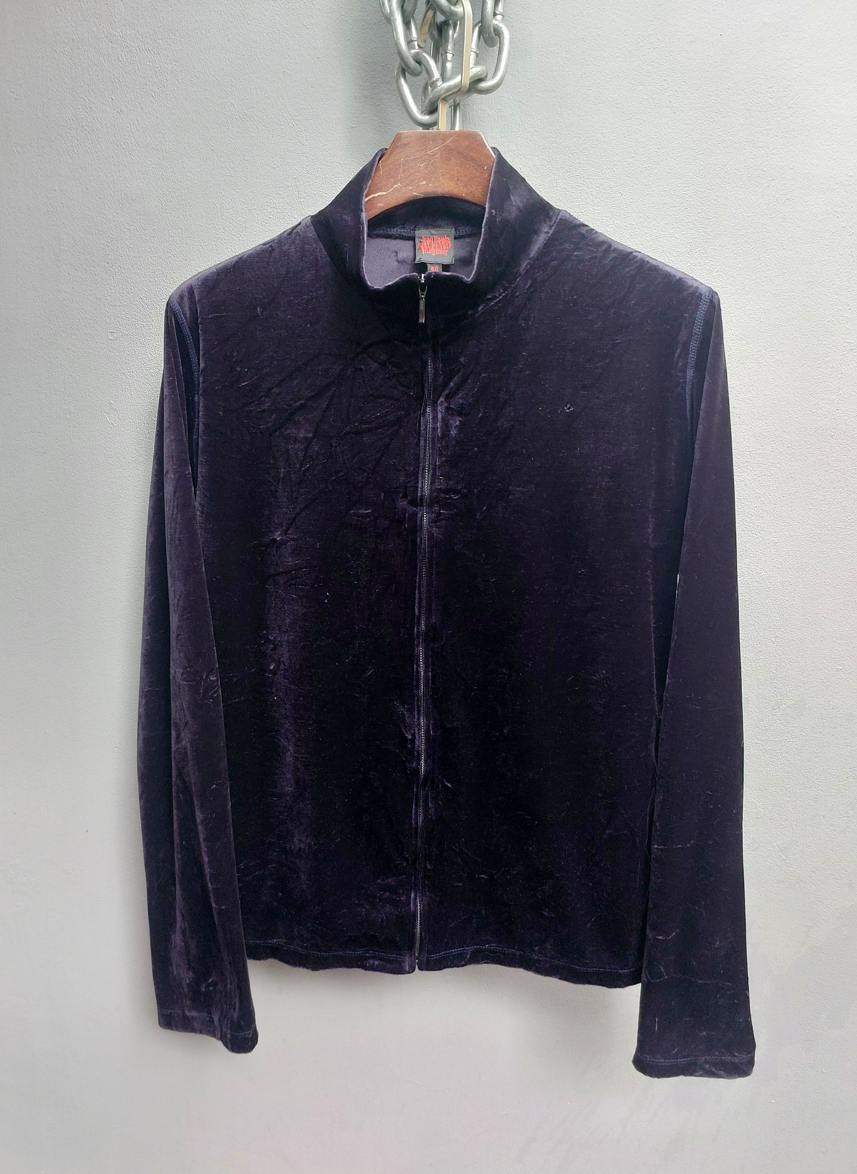 Jean Paul Gaultier Jean Paul Gaultier Velvet Zip-Up Jacket Size US M / EU 48-50 / 2 - 3 Thumbnail