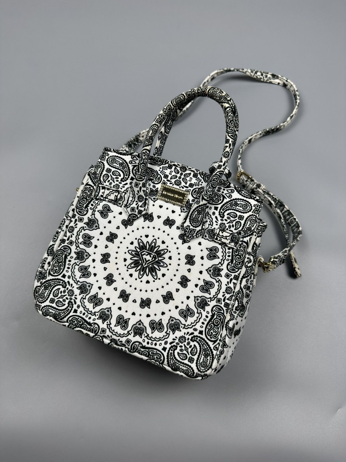 Designer × If Six Was Nine Rare Hermetic Paisley Birkin Inspired By Hermes Birkin Size ONE SIZE - 4 Thumbnail