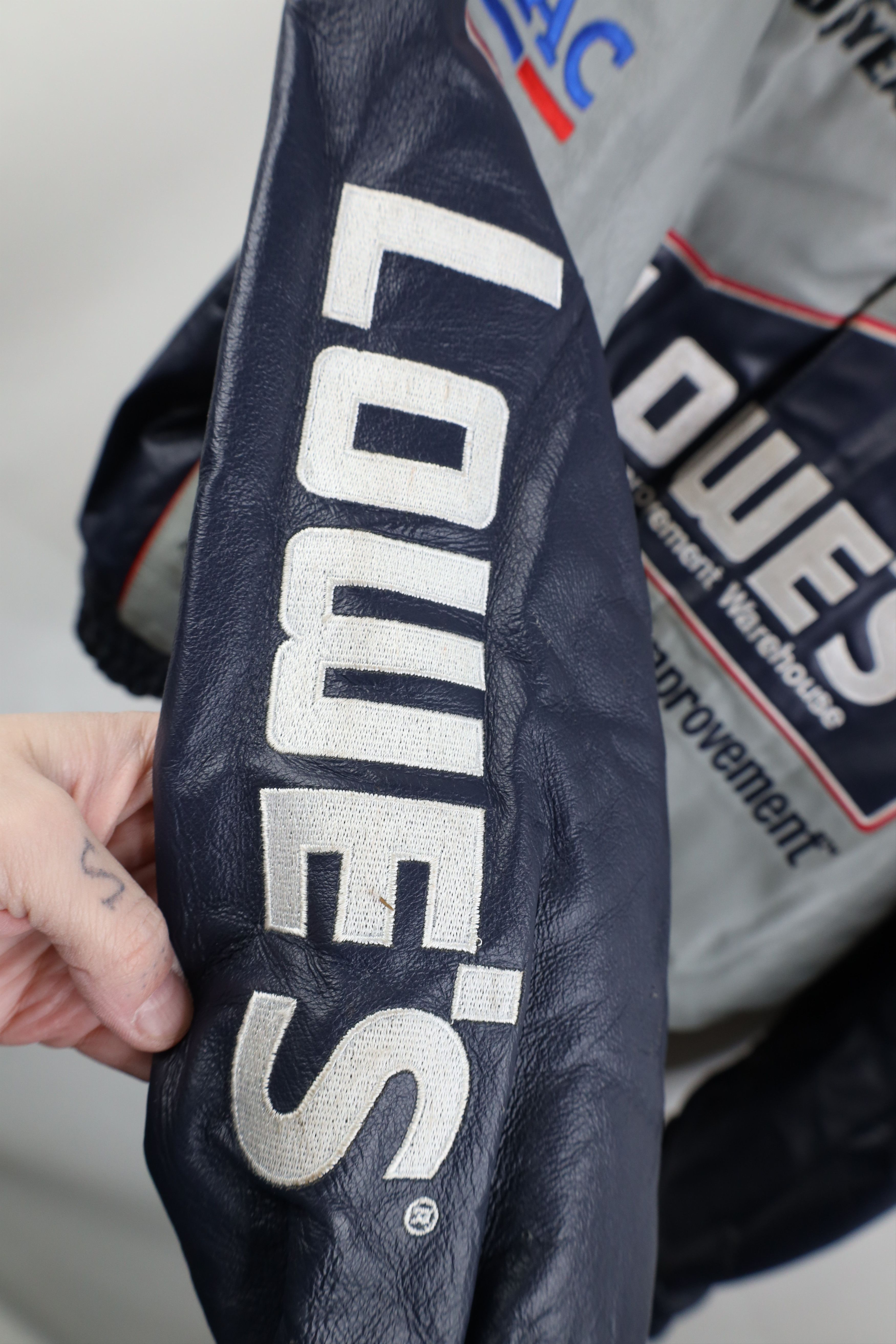 Vintage Vintage 90s Y2K NASCAR Jimmie Johnson Racing Bomber Jacket Size US L / EU 52-54 / 3 - 9 Thumbnail