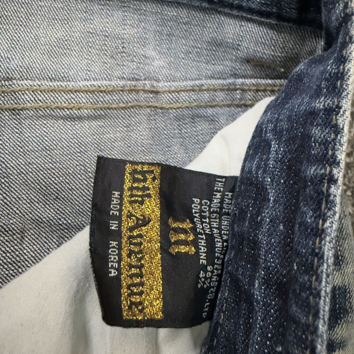 Hysteric Glamour Flare Sick 🔥 6th Avenue Rhinestone Lace Jeans LGB Style Size 30" / US 8 / IT 44 - 14 Thumbnail