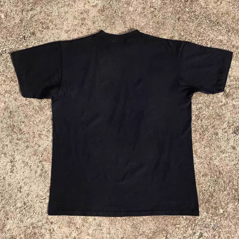 Vintage Black Washed Vintage Hip-Hop Graffiti T-Shirt Size US M / EU 48-50 / 2 - 2 Thumbnail