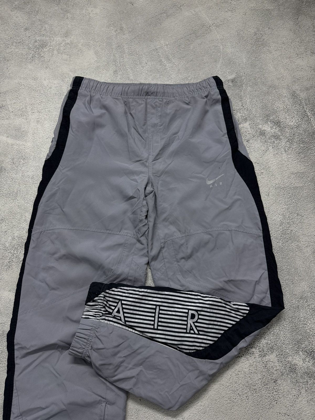Nike Vintage Y2K Nike Nylon Mini Swoosh Drill Pants 00’s Size US 30 / EU 46 - 2 Thumbnail
