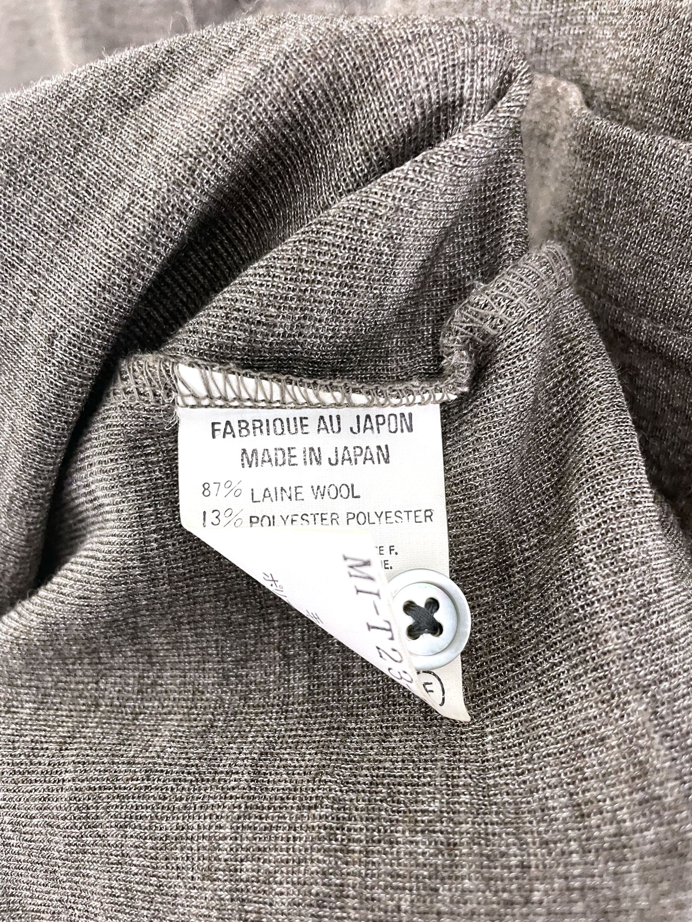Yohji Yamamoto Contrast Stitch Wool Shirt Size US M / EU 48-50 / 2 - 6 Thumbnail