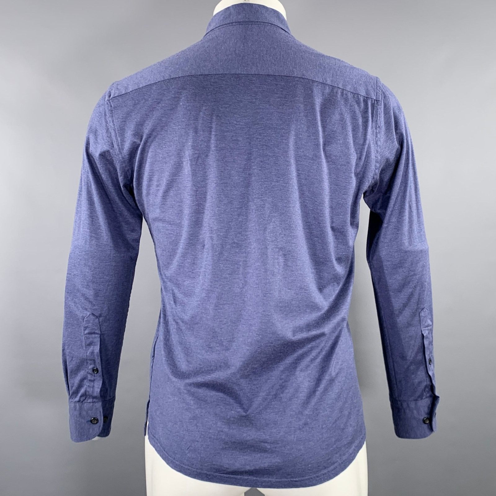 Eton ETON Size M Blue Cotton Long Sleeve Shirt Size US M / EU 48-50 / 2 - 3 Thumbnail
