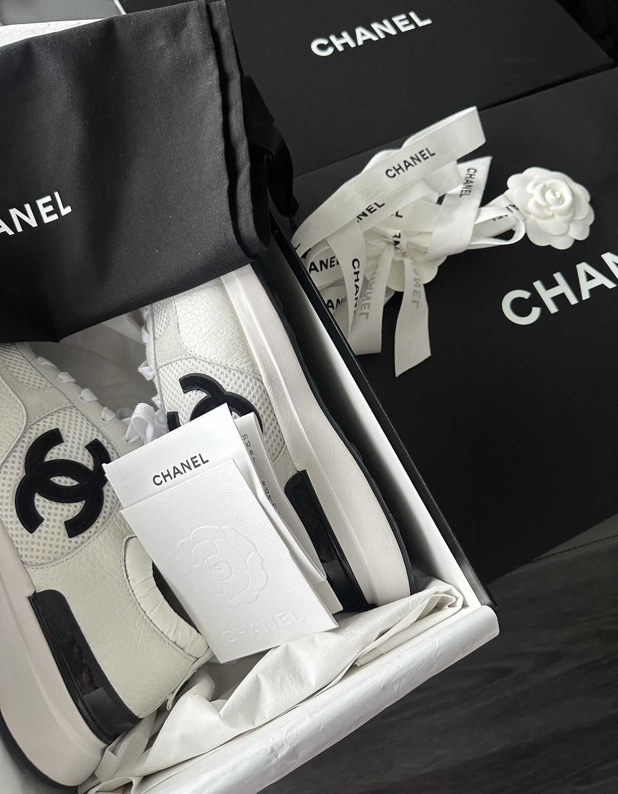 Chanel Super Rare Limited Edition Chanel Logo Men’s Sneaker Size US 11 / EU 44 - 17 Thumbnail