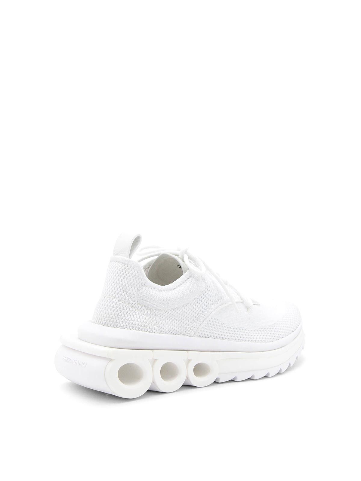 Salvatore Ferragamo o1s1rm0625 Low-Top Sneakers in White Size US 7 / EU 40 - 3 Thumbnail