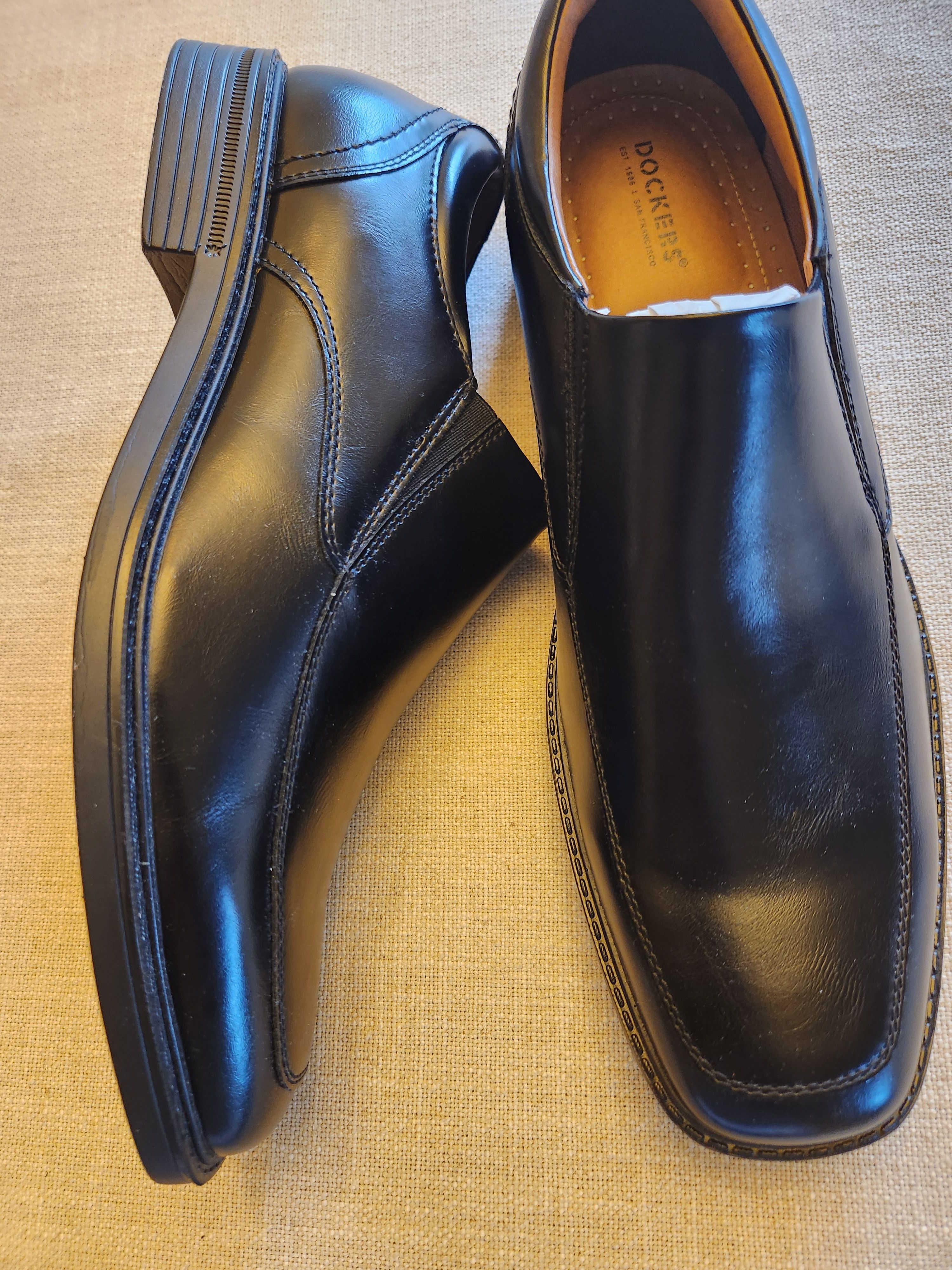 Dockers Edson Men's Black Slip-On Shoes Size US 9.5 / EU 42-43 - 2 Thumbnail