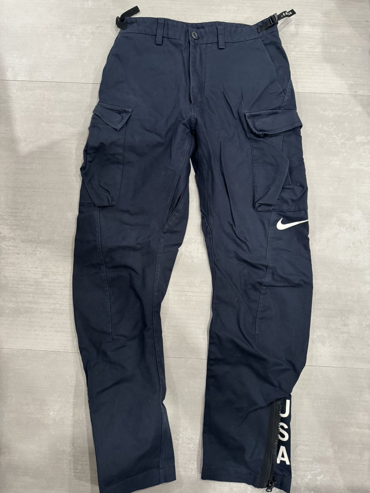 Nike Team USA Cargo Pants Navy Small 30