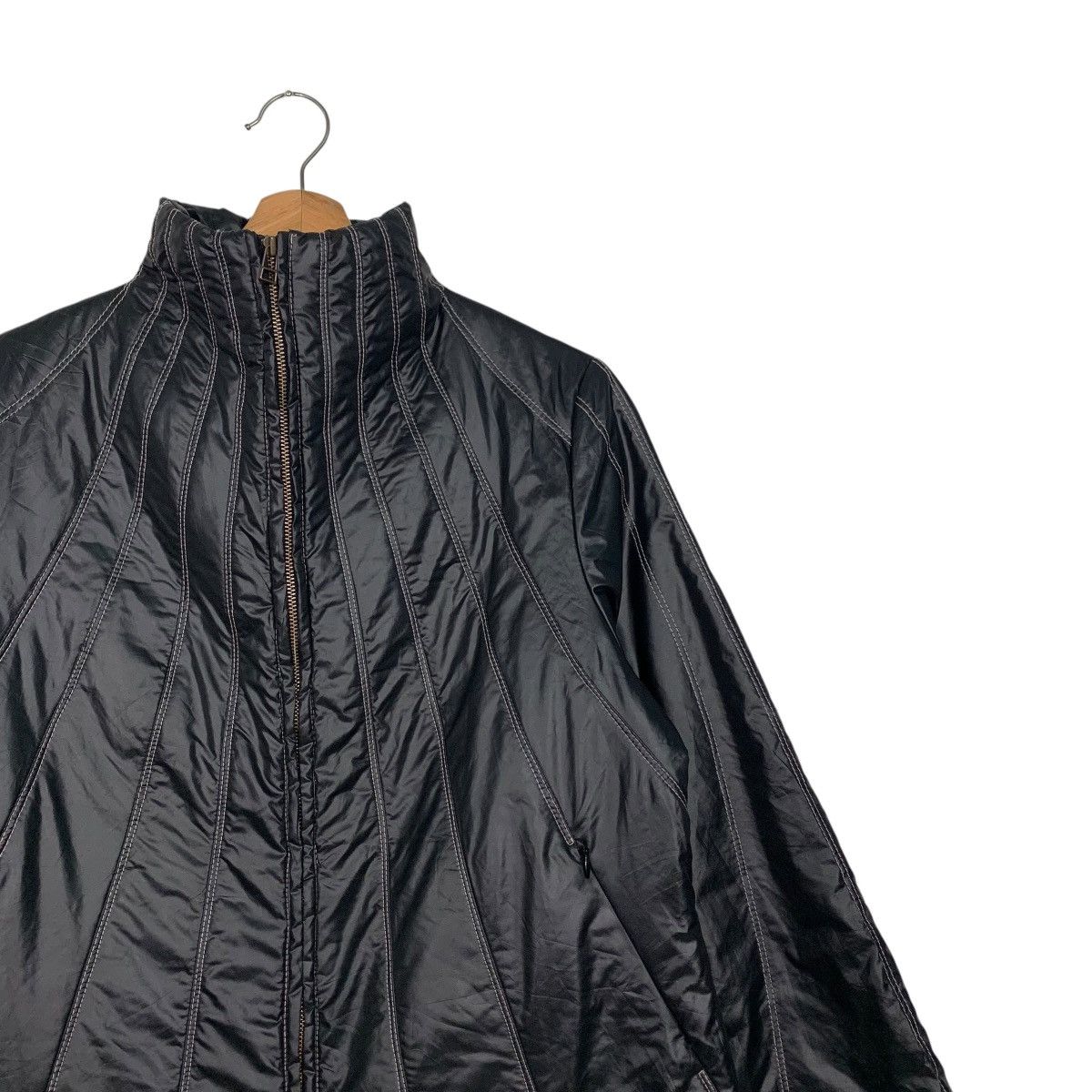 Kansai Yamamoto KANSAI BIS Stand Collar Avant Garde Puffer Jacket #2803-C126 Size M / US 6-8 / IT 42-44 - 4 Thumbnail
