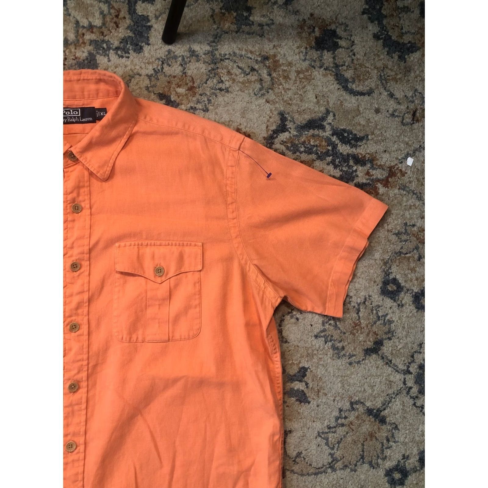 Polo Ralph Lauren Polo Ralph Lauren Shirt Mens XL Short Sleeve Button Up Double Pocket Casual Size US XL / EU 56 / 4 - 4 Thumbnail