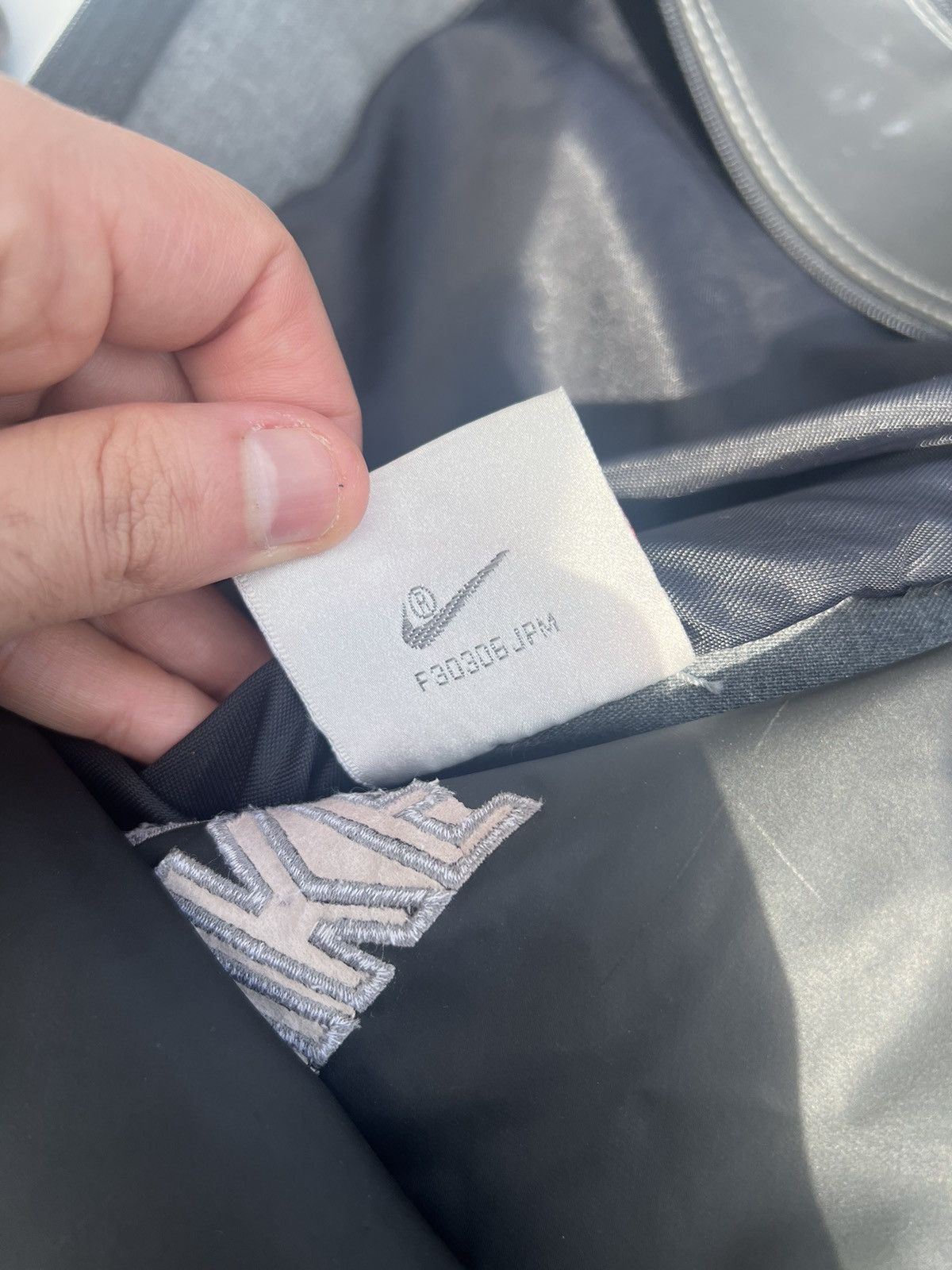 Nike × Vintage VERY RARE NIKE BIG LOGO SWOOSH BAG PACK RETRO DRILL Y2K 90s Size ONE SIZE - 7 Thumbnail