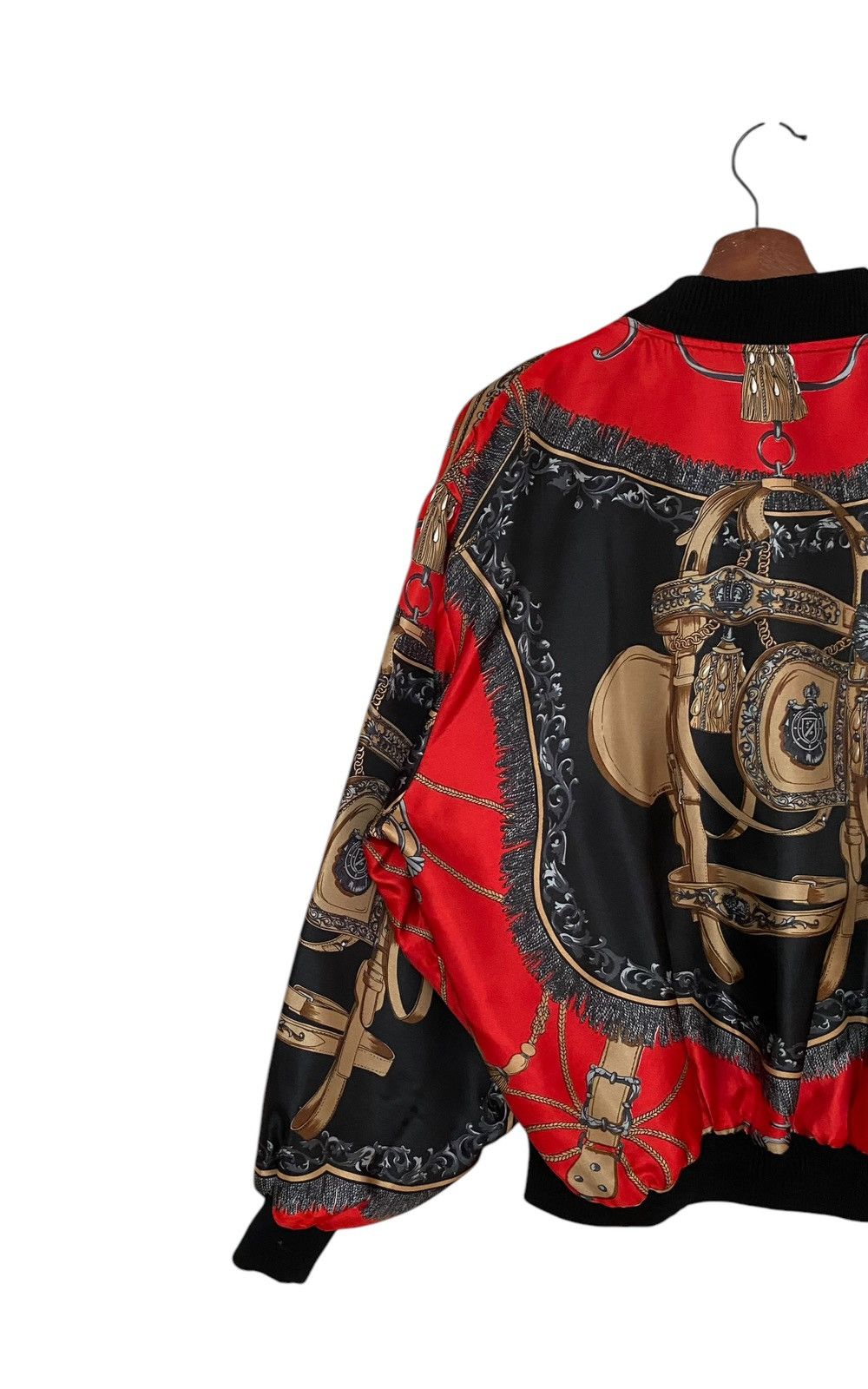Vintage Vintage Japanese Brand Italian Silk Bomber Jacket 1990s Size US M / EU 48-50 / 2 - 5 Thumbnail