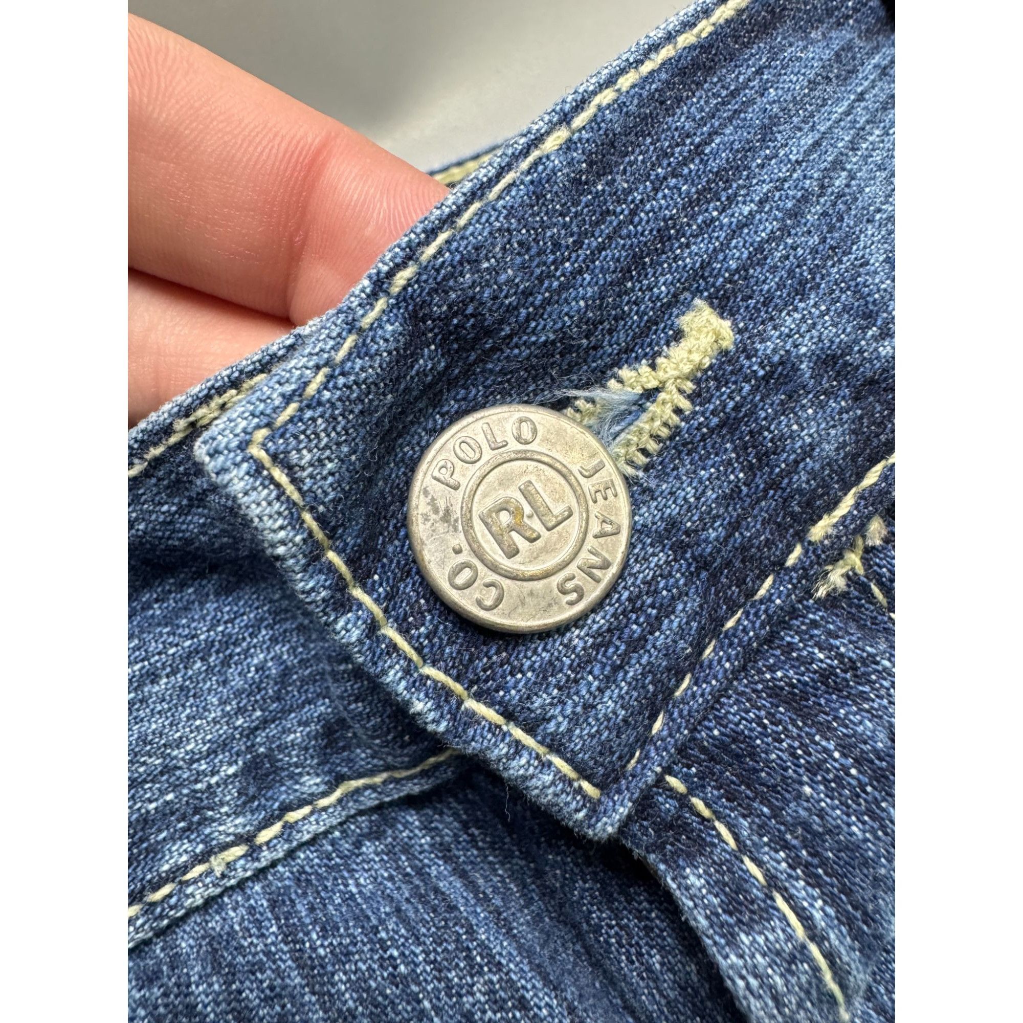 Polo Ralph Lauren Vintage Polo Jeans CO. Ralph Lauren Denim Jeans (Y1140) Size US 31 - 6 Thumbnail