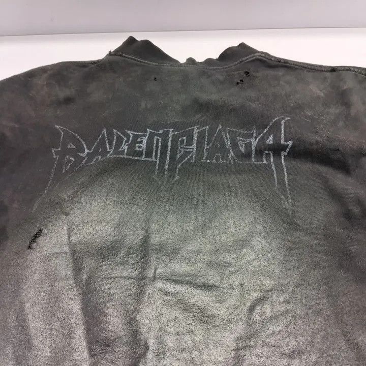 Balenciaga Balenciaga Graphic Print Oversized Long Sleeve T-Shirt 0079 Size US XS / EU 42 / 0 - 5 Thumbnail