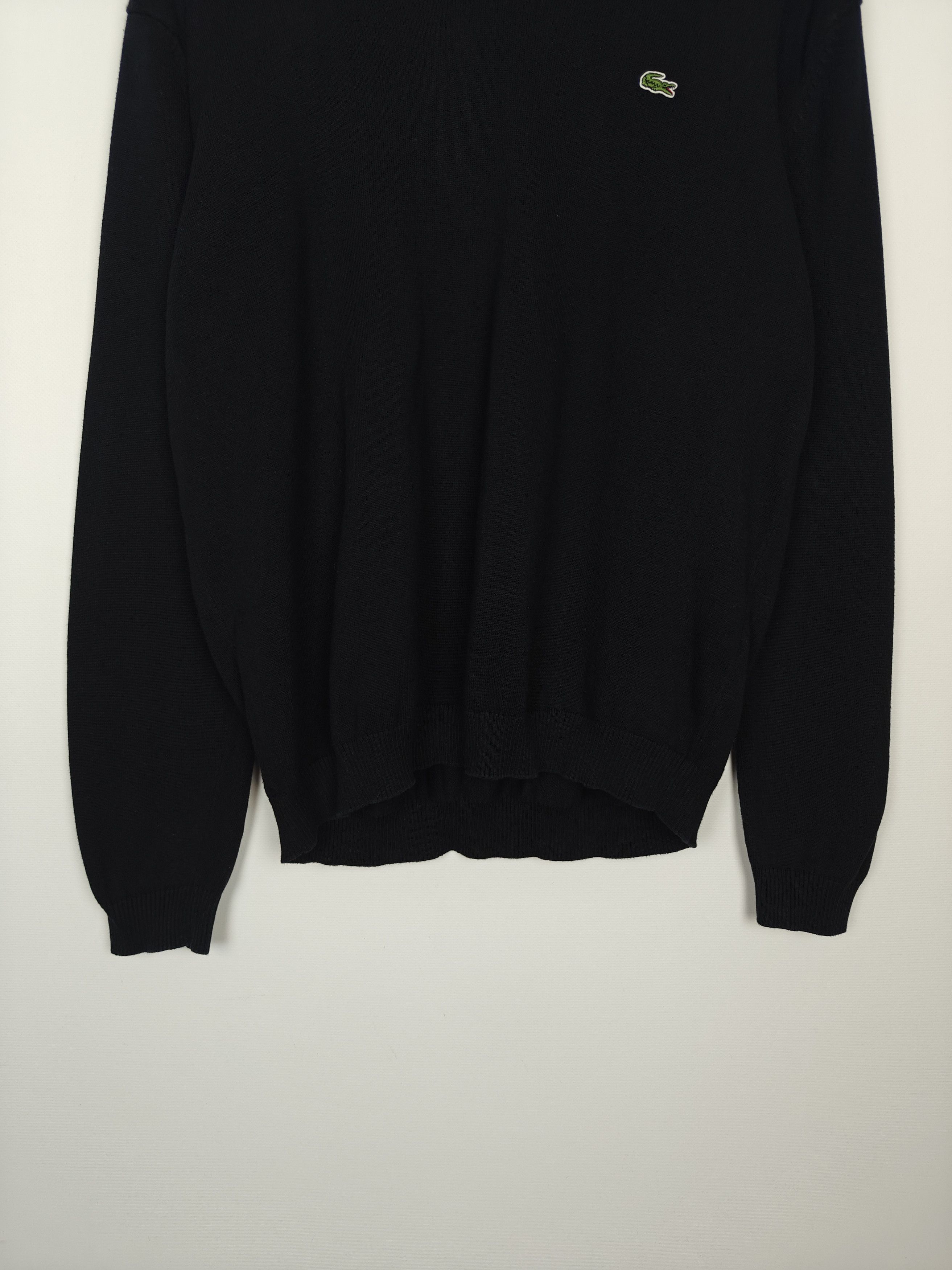 Lacoste Lacoste Sweater Pullover Logo Black size 6 Size US XL / EU 56 / 4 - 3 Thumbnail