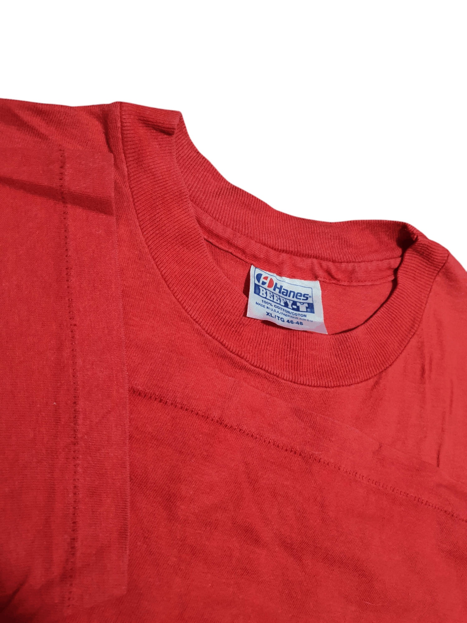 Hanes × Vintage VINTAGE HANES 21.5”/32” WISCONSIN HOCKEY T-SHIRT Size US XL / EU 56 / 4 - 5 Thumbnail