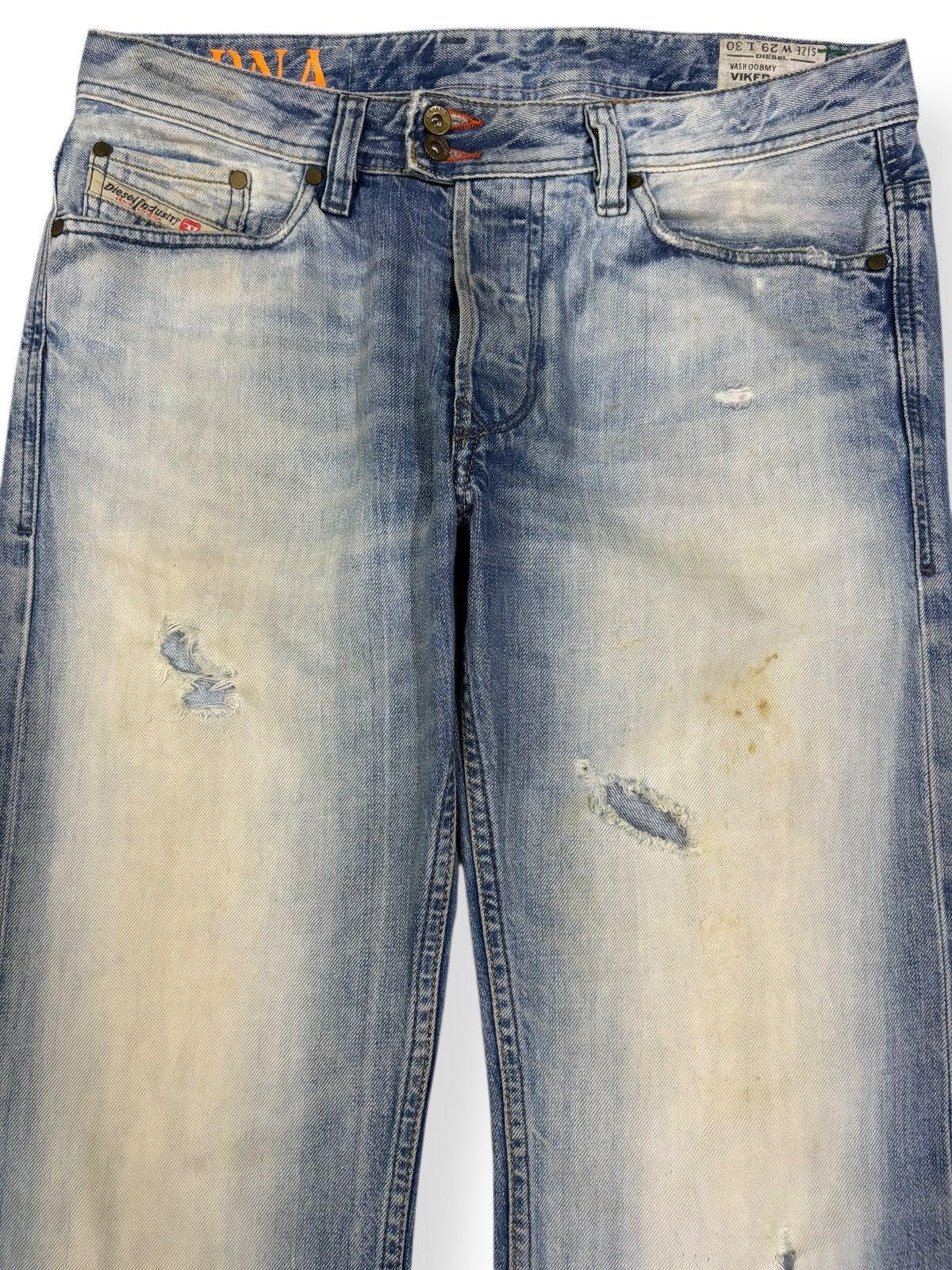 Diesel Vintage Diesel Viker-R-Box Dirty New Age Mud Wash Jeans Size US 32 / EU 48 - 3 Thumbnail