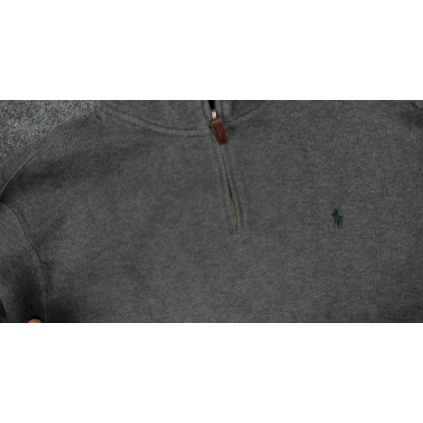 Polo Ralph Lauren Y2K Polo Ralph Lauren Gray Boxy Quarter Zip Sweater XXL Size US XXL / EU 58 / 5 - 8 Thumbnail