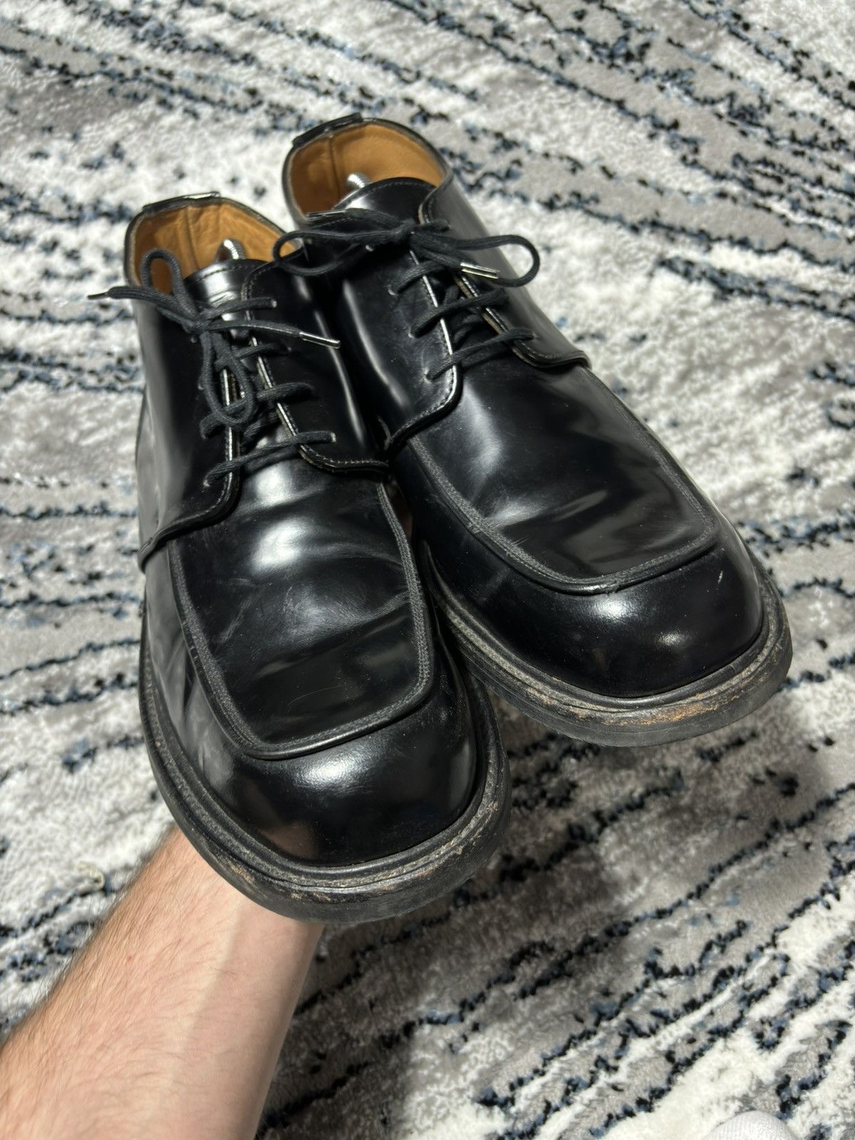 Genuine Leather × Loake × Vintage Loake leather boots made in England top leather derby Size US 9.5 / EU 42-43 - 4 Thumbnail