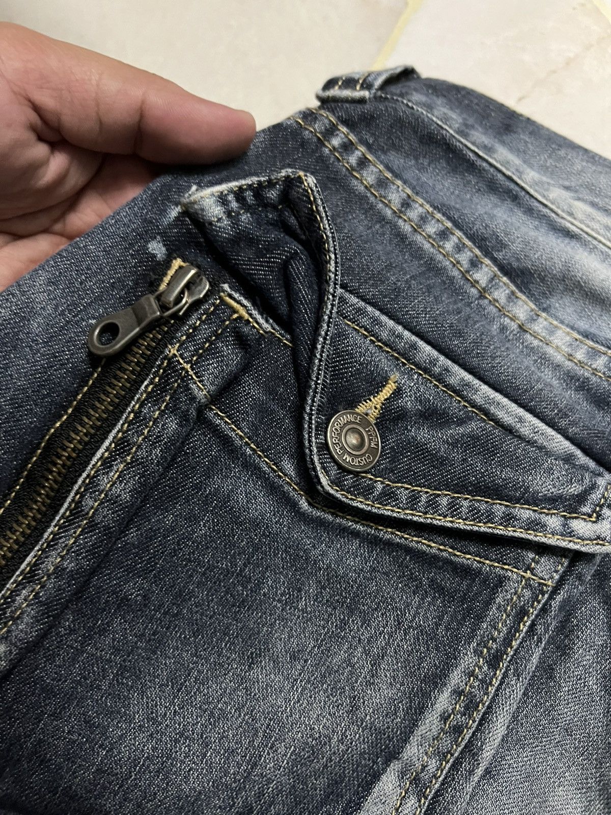 PPFM 💥PPFM CURVED JEANS Size US 31 - 17 Thumbnail