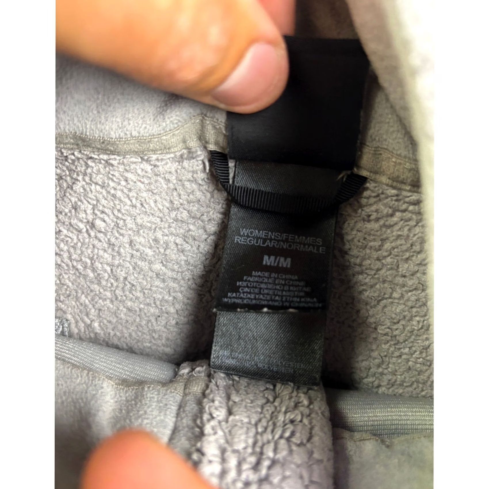 The North Face The North Face Osito Jacket Womens Medium Gray Fleece Full Zip Size M / US 6-8 / IT 42-44 - 3 Thumbnail