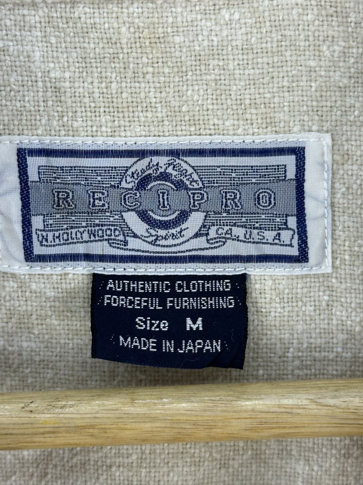 Japanese Brand Recipro Double Pocket Flannel Shirt Button Up Size US XL / EU 56 / 4 - 12 Thumbnail