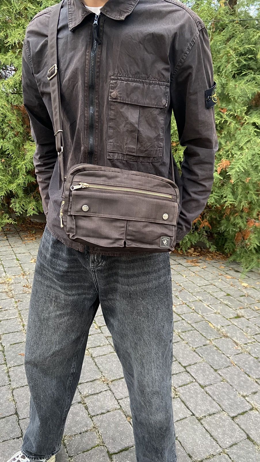 Porter 🟤🇯🇵Rare Brown Porter Shoulder bag Sling bag🟤 Size ONE SIZE - 4 Thumbnail