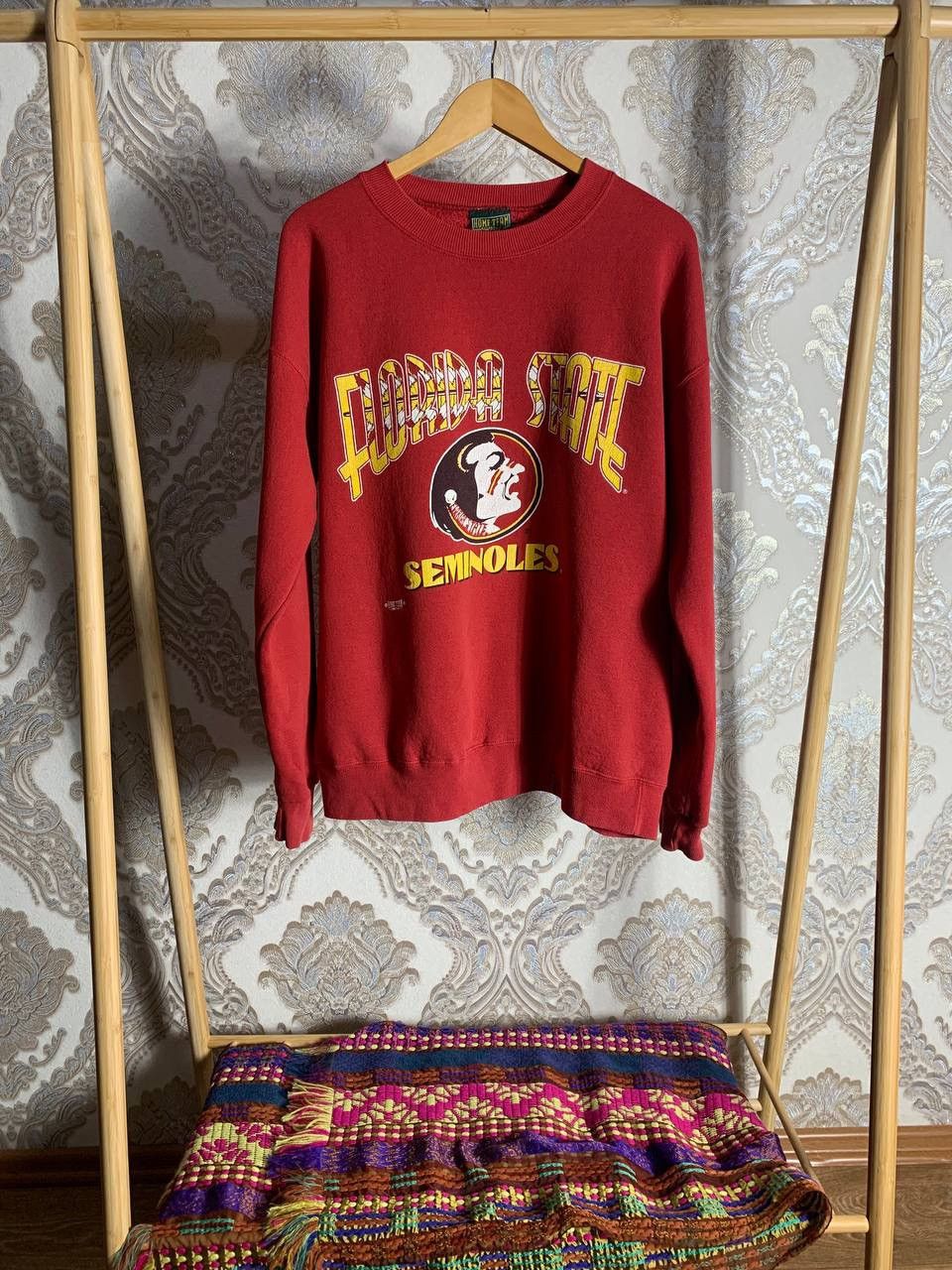 NFL × Vintage VERY RARE NFL FLORIDA STATE SEMINOLES SWEATSHIRT 90s Y2K SK8 Size US XL / EU 56 / 4 - 1 Thumbnail