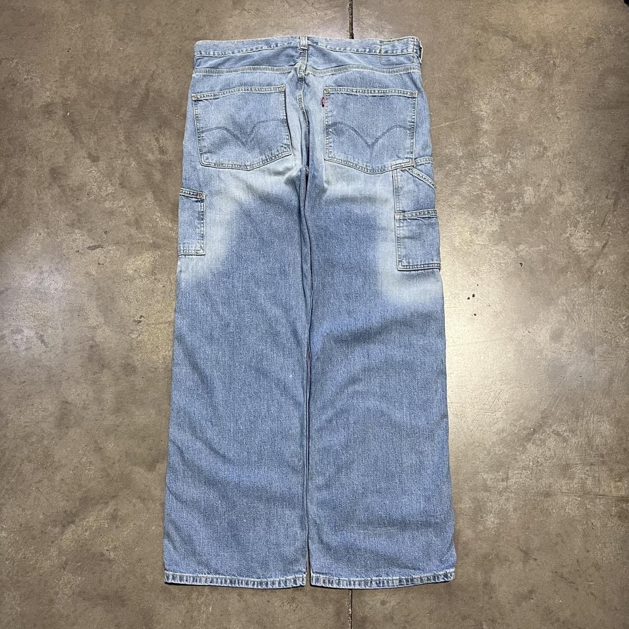 Levi's Vintage Levis Carpenter Baggy Denim Jeans Wide Leg Skater Size US 38 / EU 54 - 3 Thumbnail
